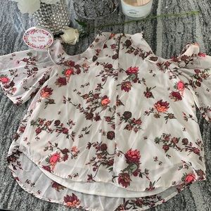 Women’s Midnight Sky floral 🌺 blouse size Large